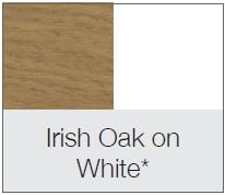 Irish Oak on White